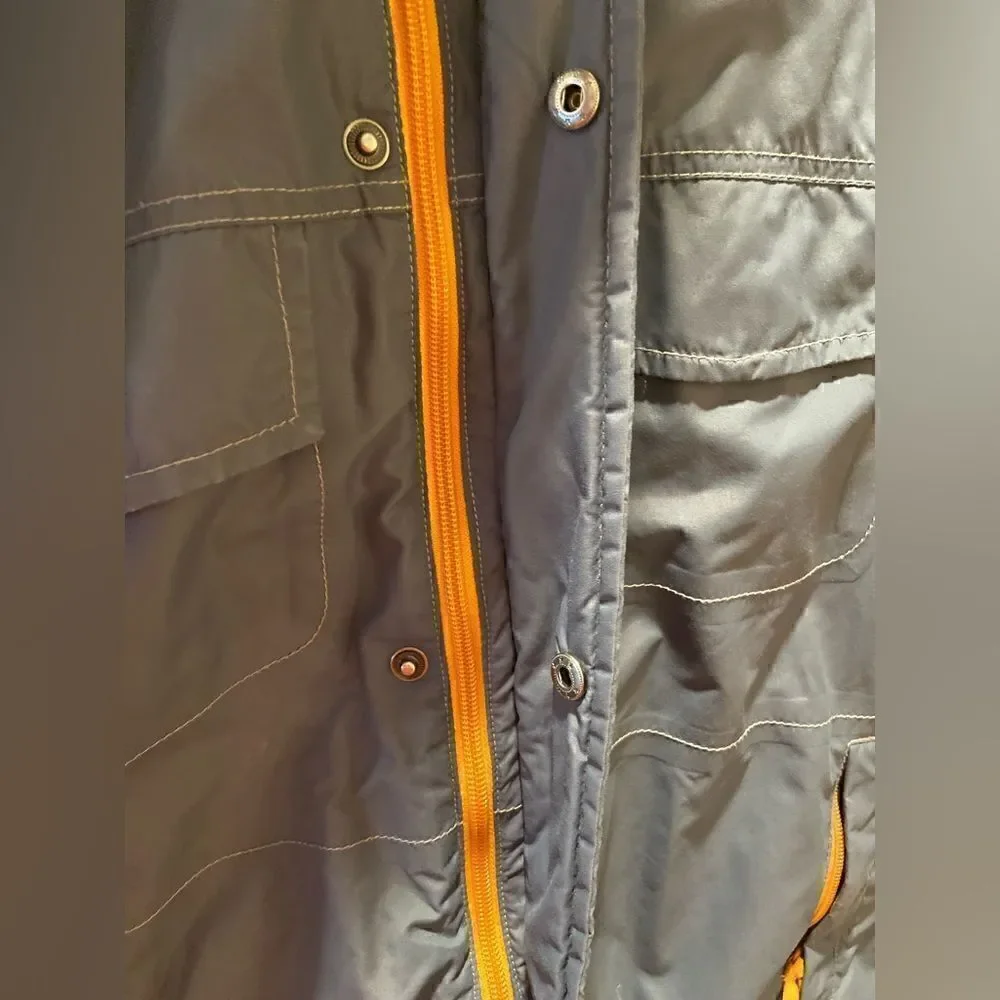 Mini BODEN Boys Youth Jacket Coat with Snow guard 11/12 Nylon Full Zip Snap